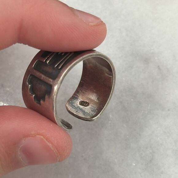 Large Sterling silver spider chunky ring size 10 - Picture 3 of 4